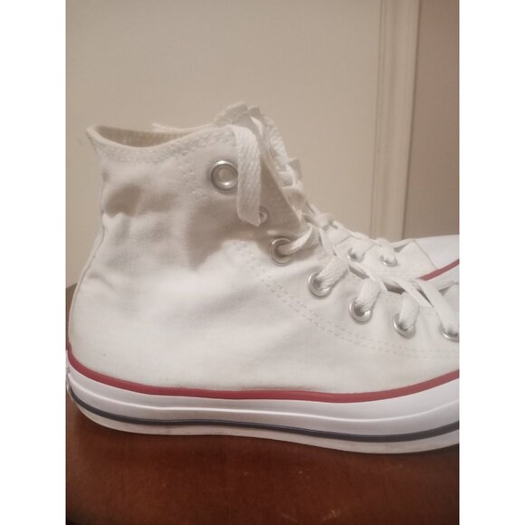 Converse White High-Top Athletic Shoes - Picture 3 of 14